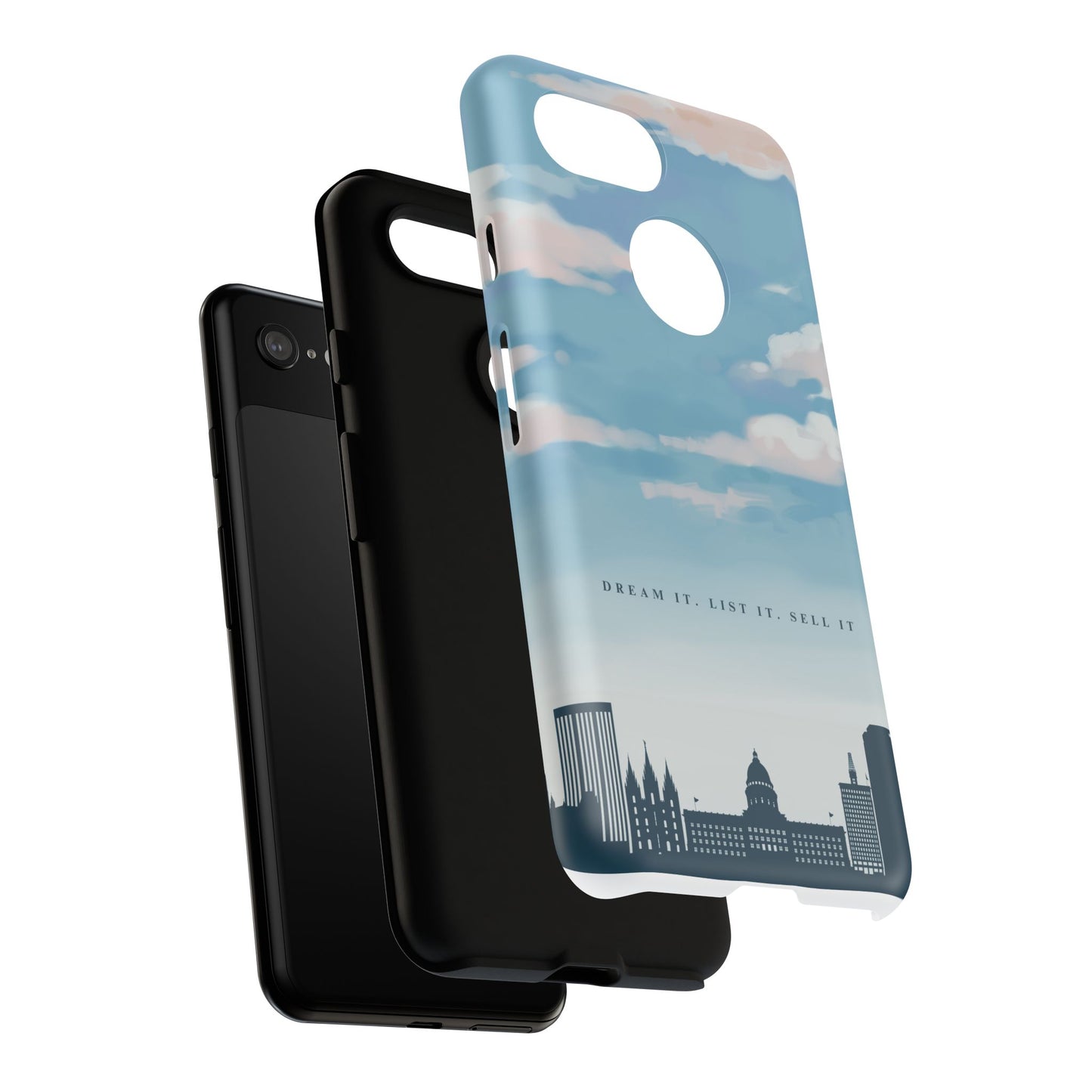 Dream It, List It, Sell It Phone Case - Inspirational Tough Cases for Entrepreneurs