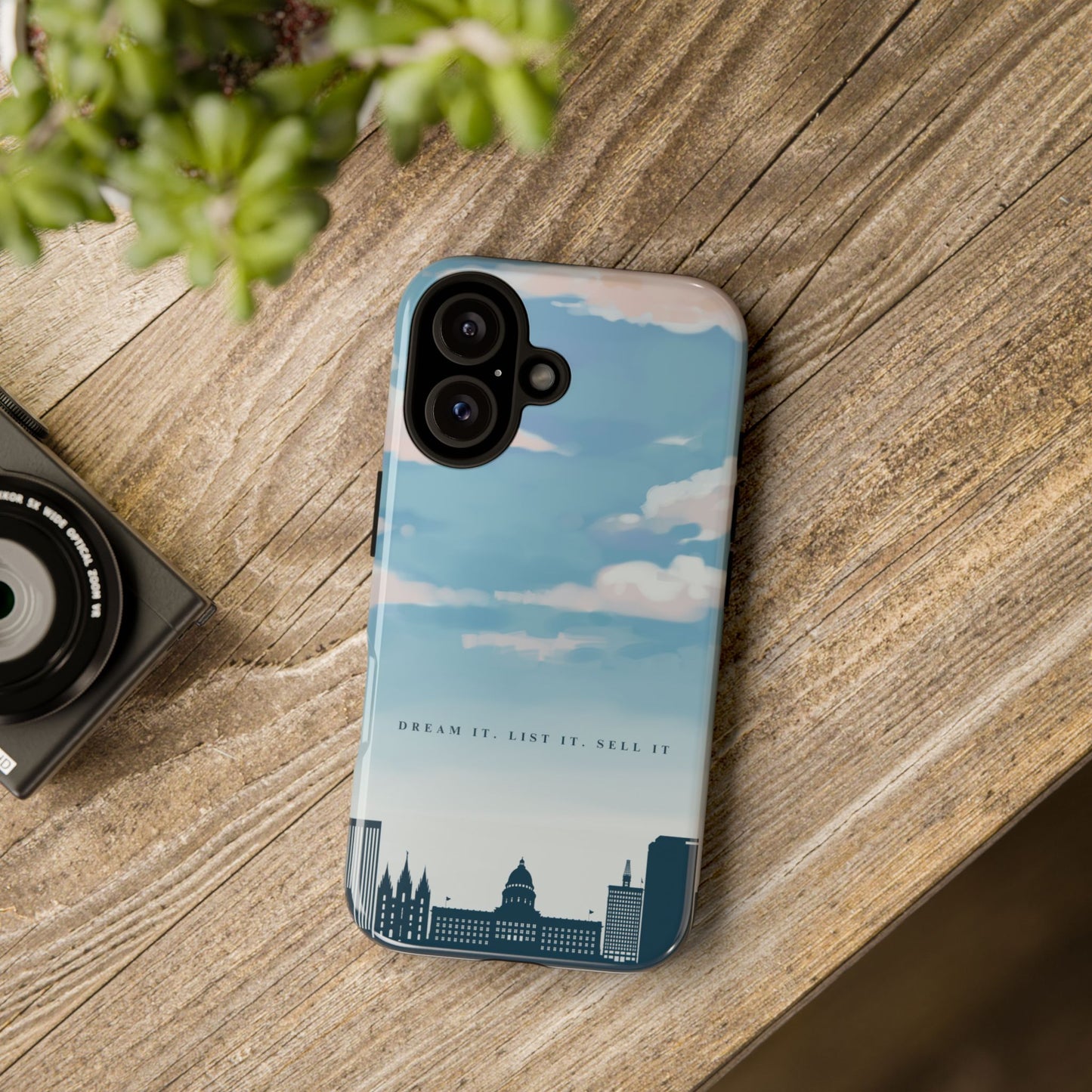 Dream It, List It, Sell It Phone Case - Inspirational Tough Cases for Entrepreneurs