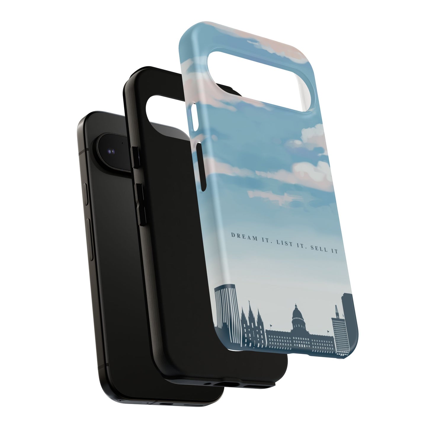 Dream It, List It, Sell It Phone Case - Inspirational Tough Cases for Entrepreneurs