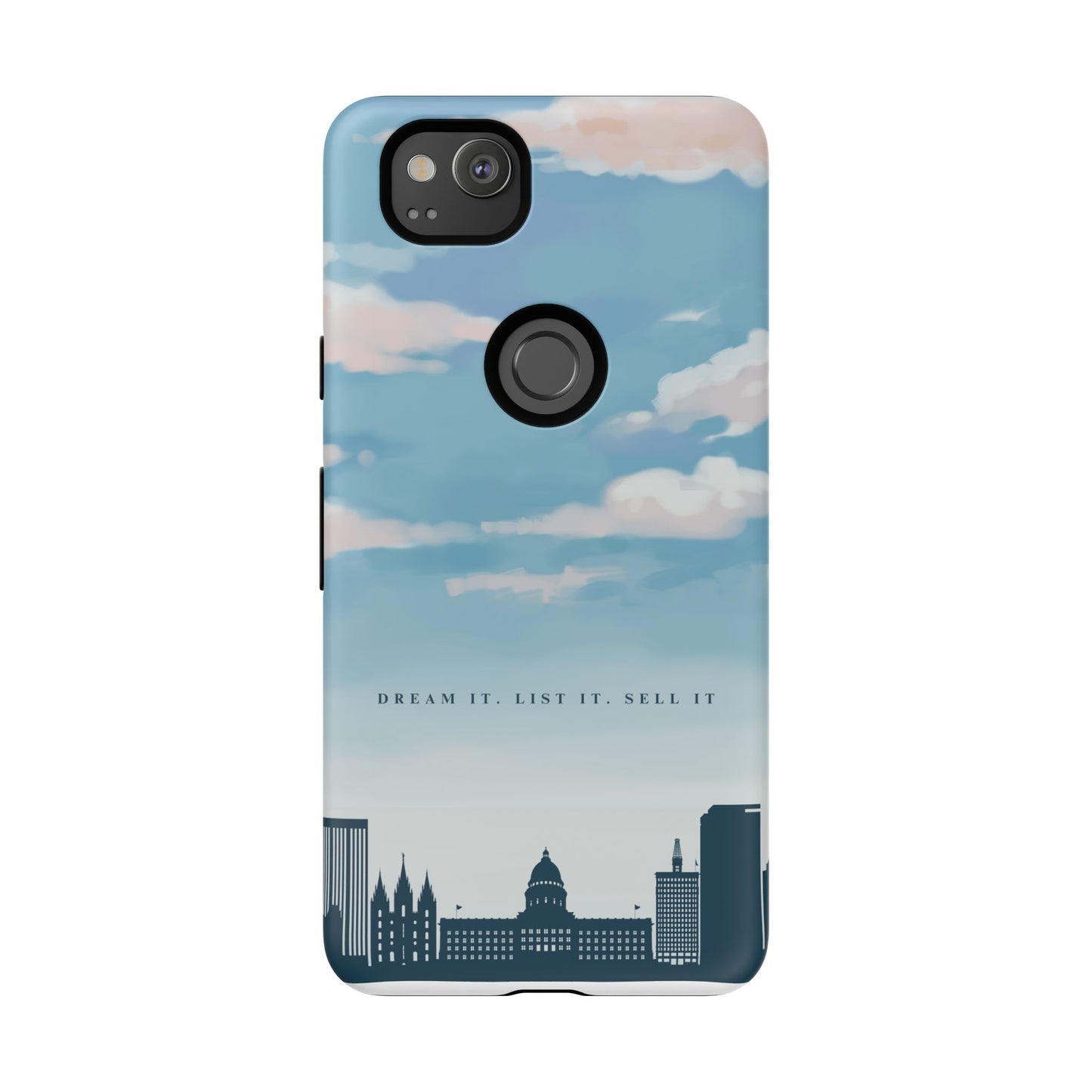 Dream It, List It, Sell It Phone Case - Inspirational Tough Cases for Entrepreneurs