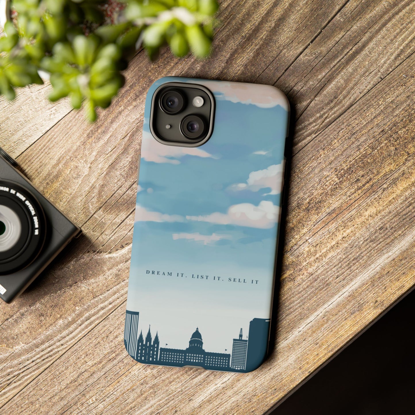 Dream It, List It, Sell It Phone Case - Inspirational Tough Cases for Entrepreneurs