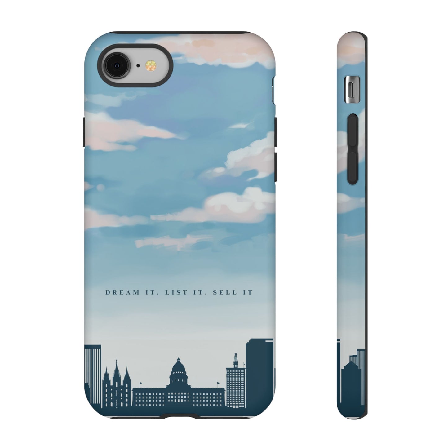 Dream It, List It, Sell It Phone Case - Inspirational Tough Cases for Entrepreneurs