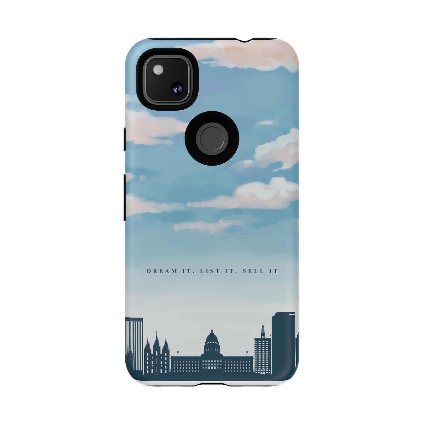 Dream It, List It, Sell It Phone Case - Inspirational Tough Cases for Entrepreneurs