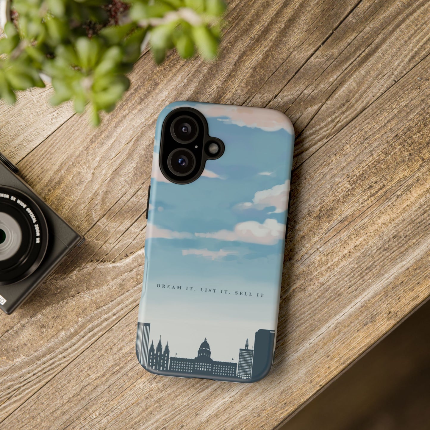 Dream It, List It, Sell It Phone Case - Inspirational Tough Cases for Entrepreneurs