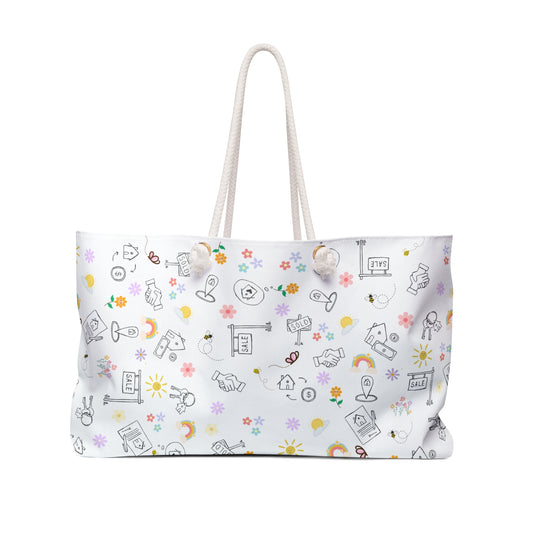 Weekender Bag - Cute Spring Bag for Realtors