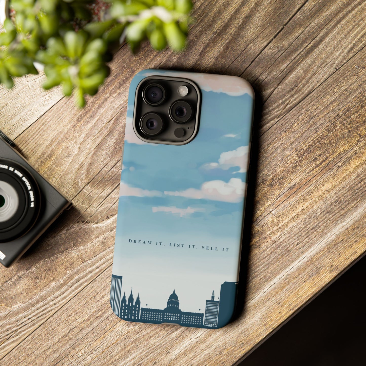 Dream It, List It, Sell It Phone Case - Inspirational Tough Cases for Entrepreneurs